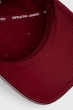 Хлопковая кепка Tommy Hilfiger бордо AM0AM12035