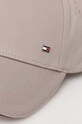 Tommy Hilfiger czapka z daszkiem bawełniana AM0AM12035 szary SS25