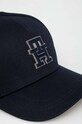 Tommy Hilfiger czapka z daszkiem bawełniana AM0AM12040 granatowy SS24