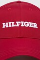 Dodatki Kapa s šiltom Tommy Hilfiger AM0AM12043 rdeča