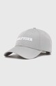 Tommy Hilfiger czapka z daszkiem aplikacja szary AM0AM12043