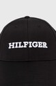 Tommy Hilfiger czapka z daszkiem AM0AM12043 czarny SS24
