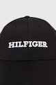 Kapa sa šiltom Tommy Hilfiger AM0AM12043 crna SS24