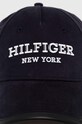 Bavlněná baseballová čepice Tommy Hilfiger AM0AM12253 námořnická modř SS24