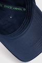 Bavlněná baseballová čepice Tommy Jeans námořnická modř AM0AM12016