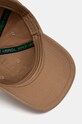 Bavlněná baseballová čepice Tommy Jeans hnědá AM0AM12016