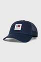 Tommy Jeans czapka z daszkiem aplikacja granatowy AM0AM12017