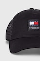 Tommy Jeans czapka z daszkiem AM0AM12017 czarny SS24