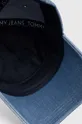 modra Bombažna bejzbolska kapa Tommy Jeans