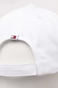Akcesoria Tommy Jeans czapka z daszkiem bawełniana AM0AM12024 biały