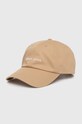 Tommy Jeans șapcă de baseball din bumbac bumbac bej AM0AM12024