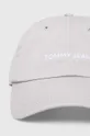 Tommy Jeans czapka z daszkiem bawełniana szary