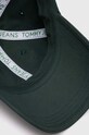 Tommy Jeans czapka z daszkiem bawełniana zielony AM0AM12024