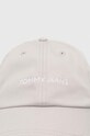Tommy Jeans șapcă de baseball din bumbac AM0AM12024 gri SS24