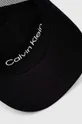 črna Kapa s šiltom Calvin Klein