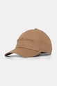 Pamučna kapa sa šiltom Michael Kors pamuk smeđa CH3002Y35Z