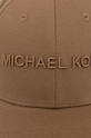Pamučna kapa sa šiltom Michael Kors CH3002Y35Z smeđa SS25