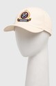 Guess czapka z daszkiem bawełniana aplikacja beżowy M4RZ09.WF8V0