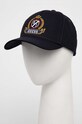 Guess czapka z daszkiem bawełniana aplikacja granatowy M4RZ09.WF8V0