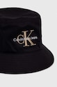 Calvin Klein Jeans kapelusz bawełniany K50K510788 czarny SS24
