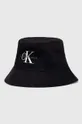 μαύρο Βαμβακερό καπέλο Calvin Klein Jeans Ανδρικά