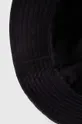 czarny Calvin Klein Jeans kapelusz dwustronny bawełniany