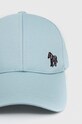 PS Paul Smith czapka z daszkiem bawełniana M2A.987DT.MZEBRA niebieski SS24