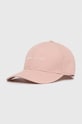 Pepe Jeans pamut baseball sapka aplikációval rózsaszín PM040535
