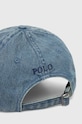 Polo Ralph Lauren czapka z daszkiem jeansowa 710935283 niebieski SS24