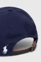 Bombažna bejzbolska kapa Polo Ralph Lauren mornarsko modra