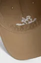 beżowy Polo Ralph Lauren czapka z daszkiem bawełniana