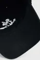 μαύρο Βαμβακερό καπέλο του μπέιζμπολ Polo Ralph Lauren