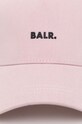 BALR. czapka z daszkiem bawełniana B6110.1061 różowy SS24