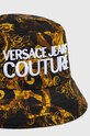 Шляпа из хлопка Versace Jeans Couture 76GAZK06.ZG267 чёрный SS24