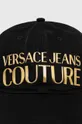 Бавовняна бейсболка Versace Jeans Couture чорний