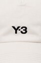 Y-3 șapcă de baseball din bumbac Dad Cap IN2390 bej SS24