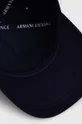 tmavomodrá Bavlnená šiltovka Armani Exchange