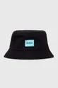 μαύρο Βαμβακερό καπέλο HUGO Ανδρικά