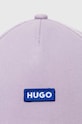 Бавовняна бейсболка Hugo Blue 50522266 фіолетовий SS24
