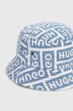 Akcesoria HUGO Blue kapelusz bawełniany 50522296 niebieski