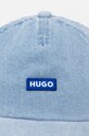 HUGO Blue șapcă de baseball din denim 50522277 albastru SS24