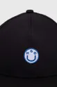 Hugo Blue czapka z daszkiem bawełniana czarny