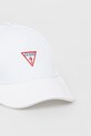 Памучна шапка с козирка Guess M3YZ22.WBN60 бял SS25