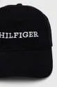 Pamučna kapa sa šiltom Tommy Hilfiger crna