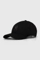 μαύρο Βαμβακερό καπέλο του μπέιζμπολ Tommy Hilfiger Ανδρικά