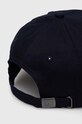Akcesoria Tommy Hilfiger czapka z daszkiem bawełniana AM0AM12304 granatowy