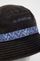 Бавовняний капелюх Quiksilver EQYHA03364 чорний SS24