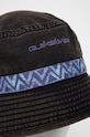Bavlnený klobúk Quiksilver EQYHA03364 čierna SS24