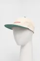 beżowy Quiksilver czapka z daszkiem bawełniana Męski