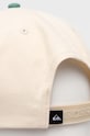 Akcesoria Quiksilver czapka z daszkiem bawełniana AQYHA05388 beżowy